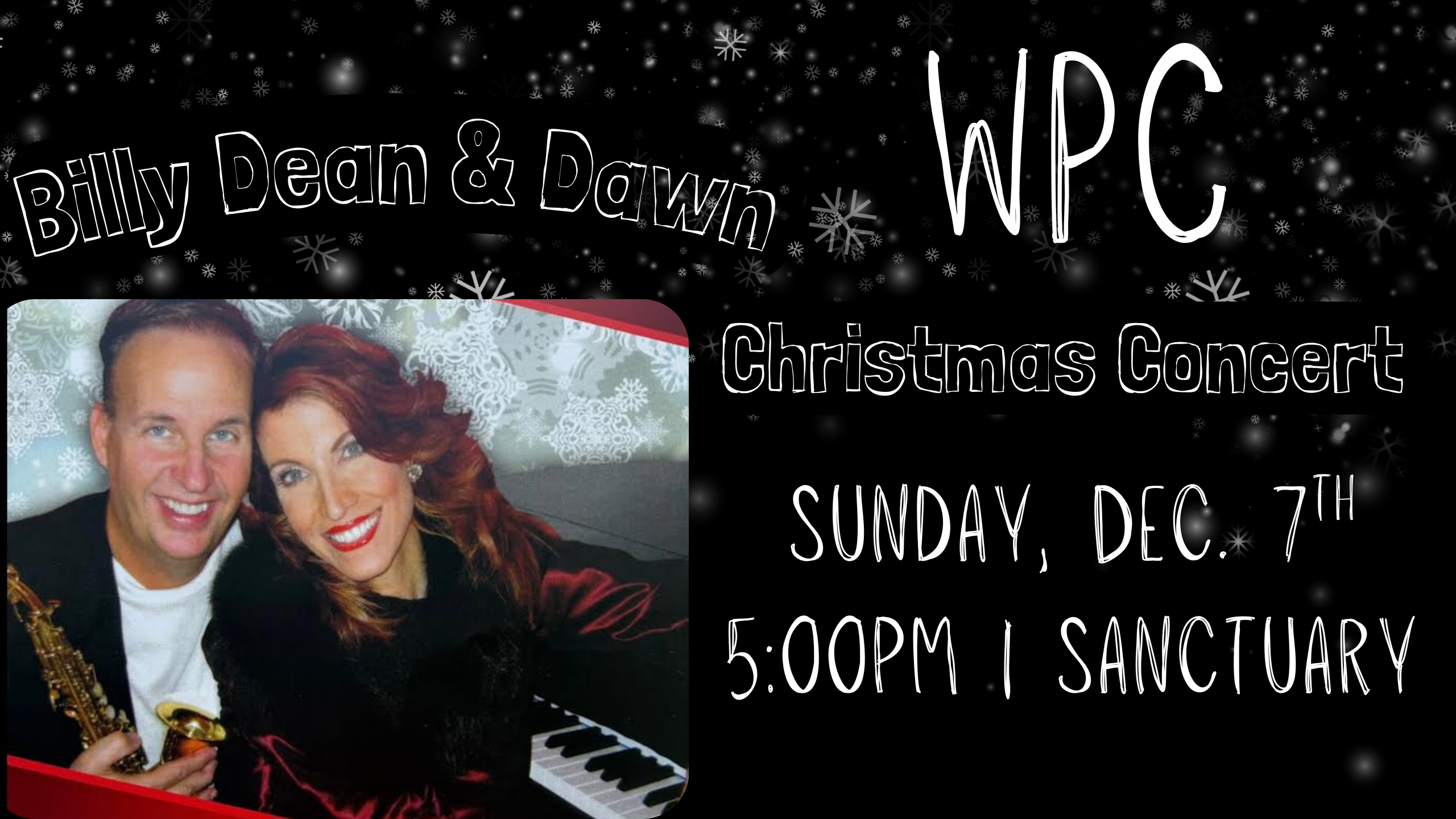 WPC Christmas Concert Billy Dean & Dawn Westminster Presbyterian
